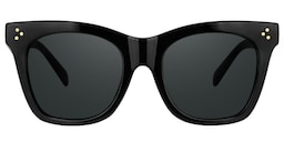 Gordon Rectangle Black Glasses0