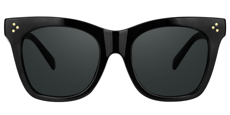 Gordon Rectangle Black Glasses