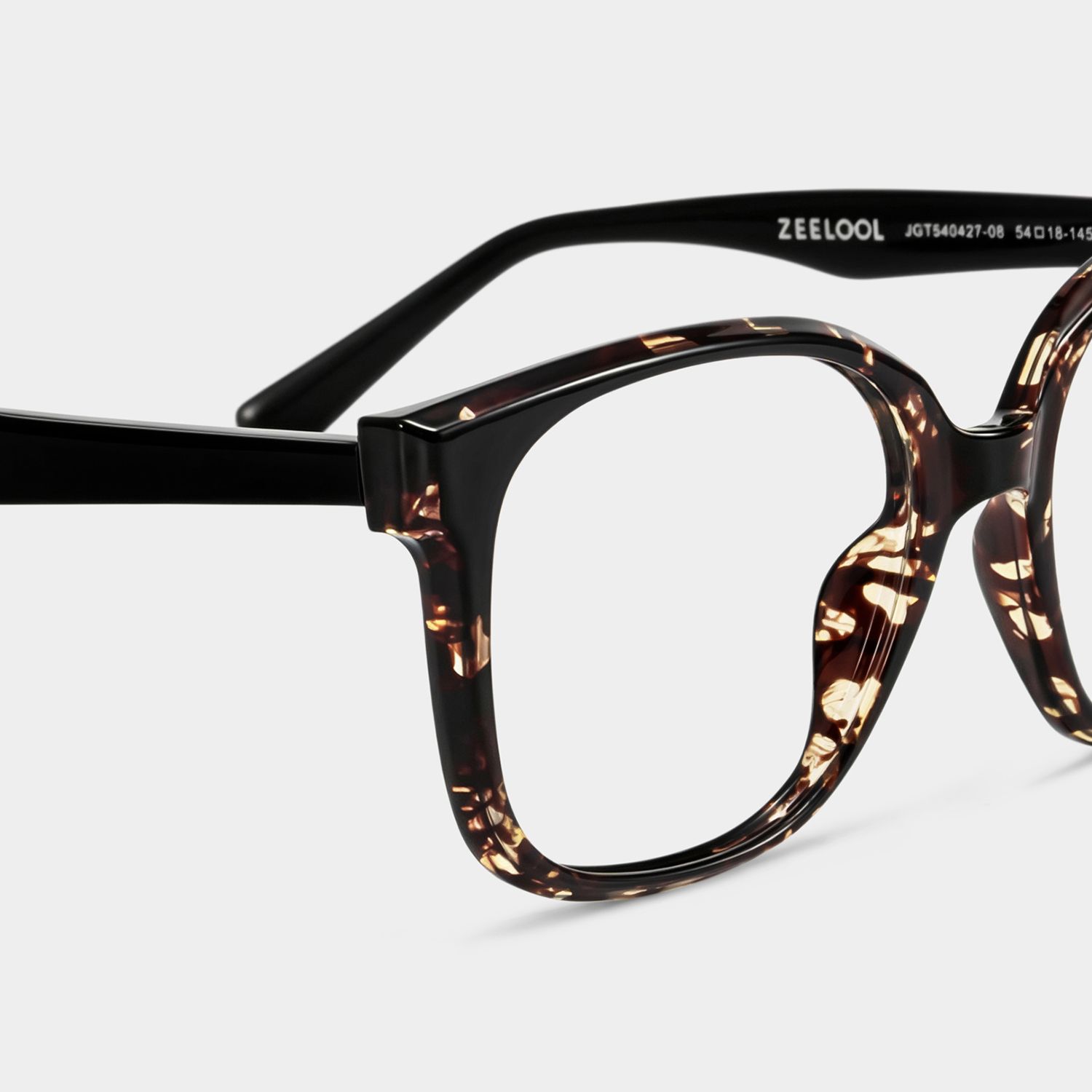 Siner Square Havana Frame Glasses for Women | ZEELOOL4