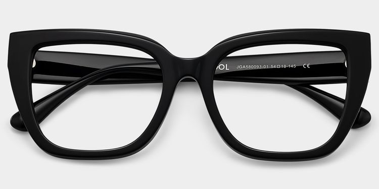 Tamarrah Black Cat eye Glasses