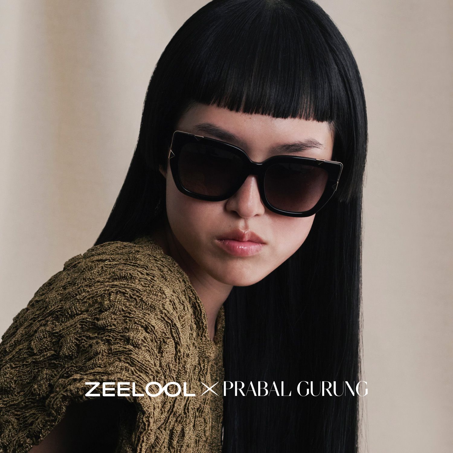 smaグレース Grace Black Butterfly Sunglasses | ZEELOOL x Prabal Gurung