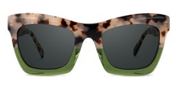 Benitez Square Two-Tone Glasses0