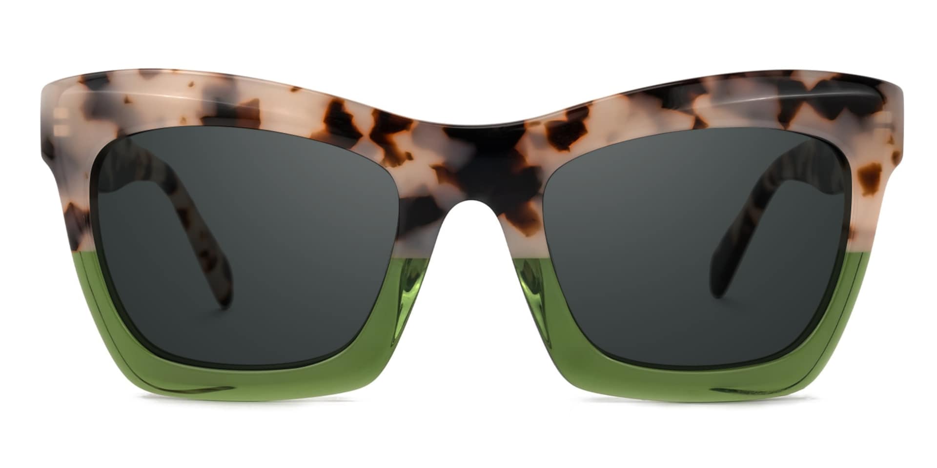 Benitez Square Two-Tone Frame & Prescription Sunglasses0