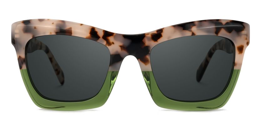 Benitez Square Two-Tone Glasses
