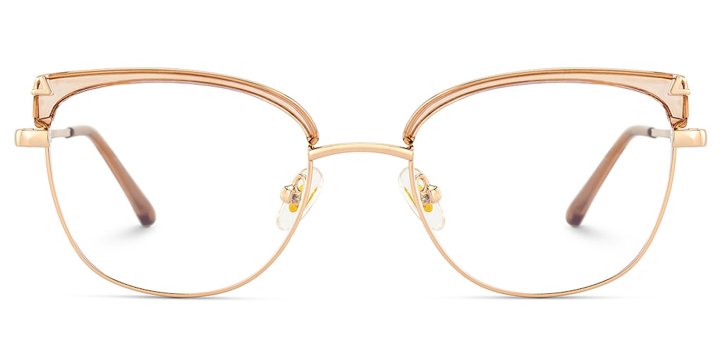 Beau Cat eye Champagne Gold Glasses