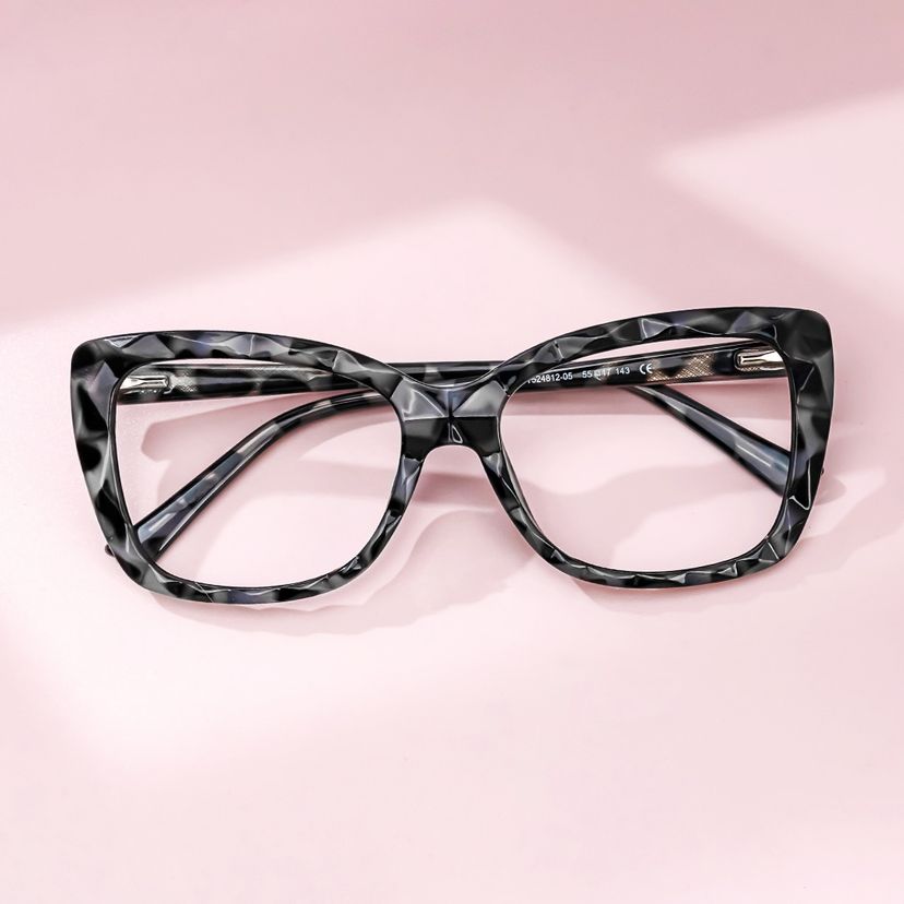 Edna Gray-Tortoise Cat eye Glasses