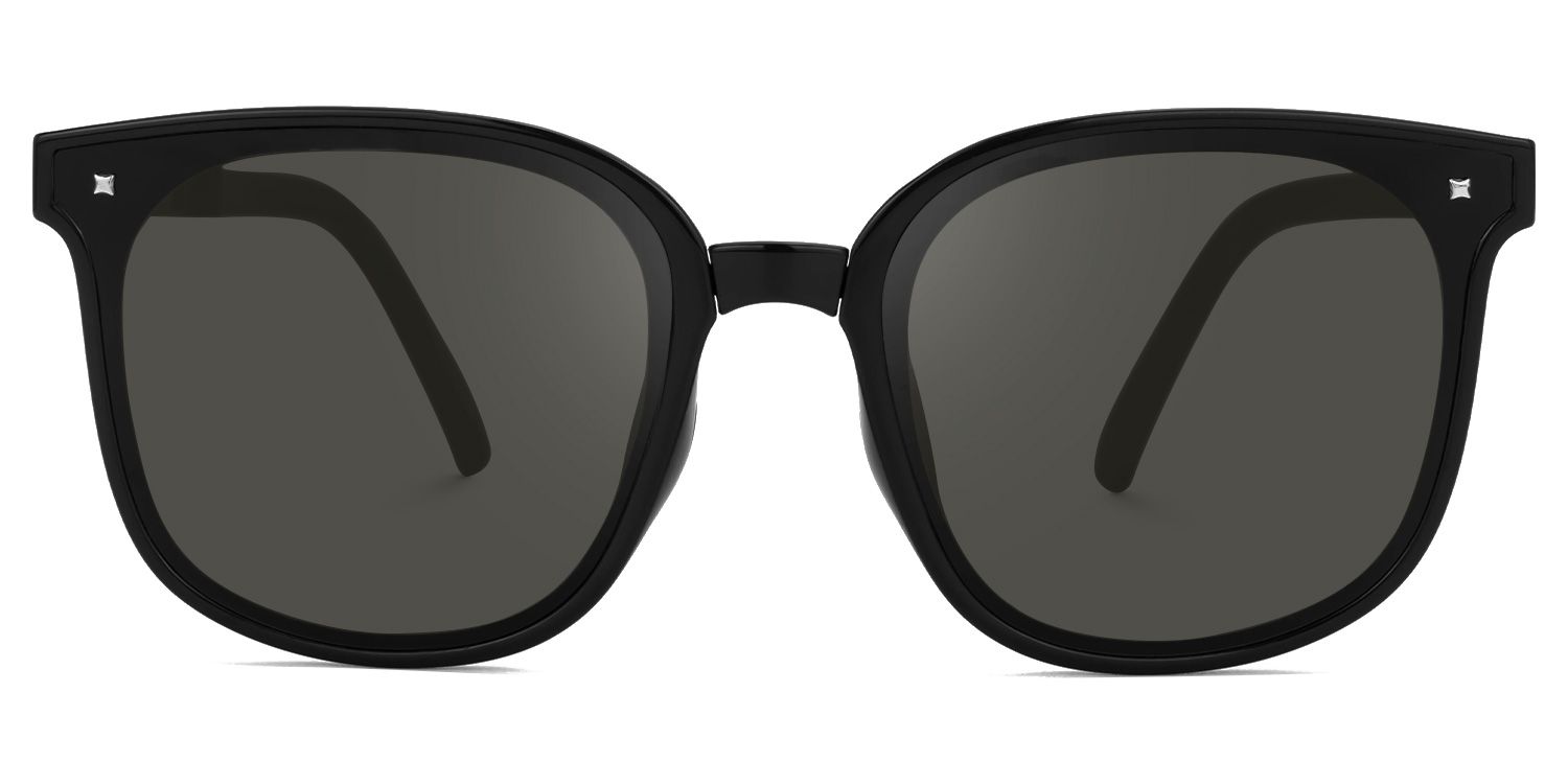 Sulaika TR90 Square Black Sunglasses | Zeelool0