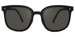 Sulaika Square Black Sunglasses0