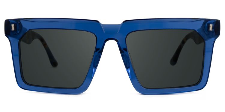 Moreland Rectangle Blue Glasses