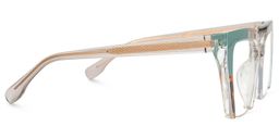 Shaun Cateye Green Glasses3