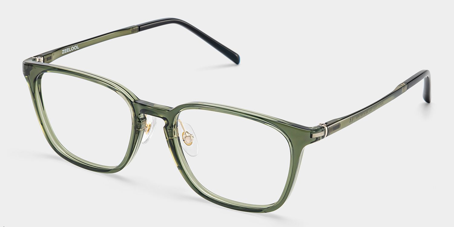 Lily Olive Green Glasses Frames for Women | ZEELOOL3