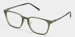 Lily Rectangle Green Glasses3