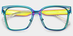 Dacarine Square Iridescent Glasses2