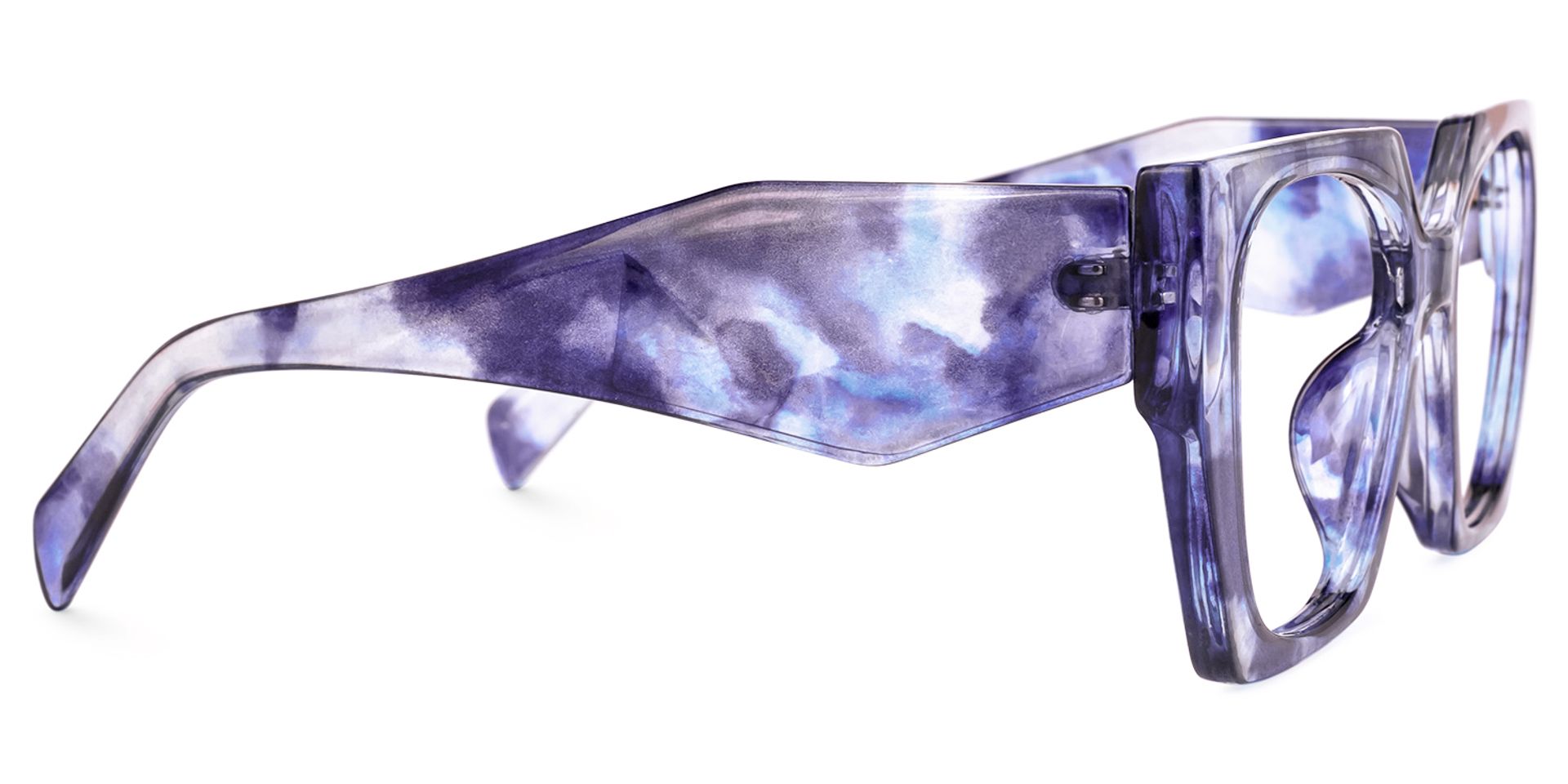 Sileidy Geometric Purple Eyeglasses and Glasses Frames2