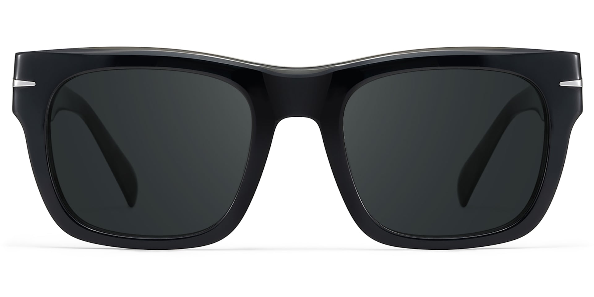 Renzo Rectangle Polarized Sunglasses in Acetate Material0
