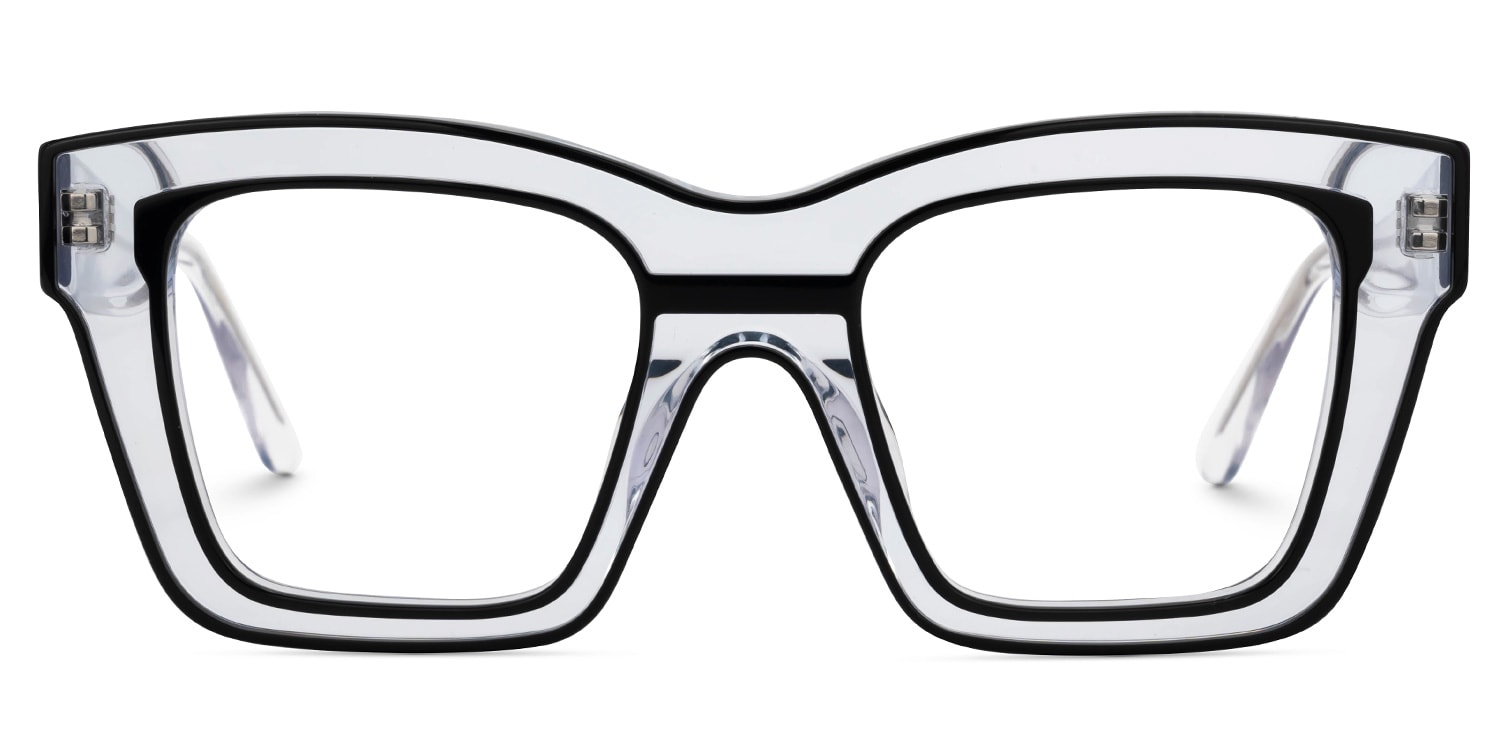 Legette Square Black Glasses