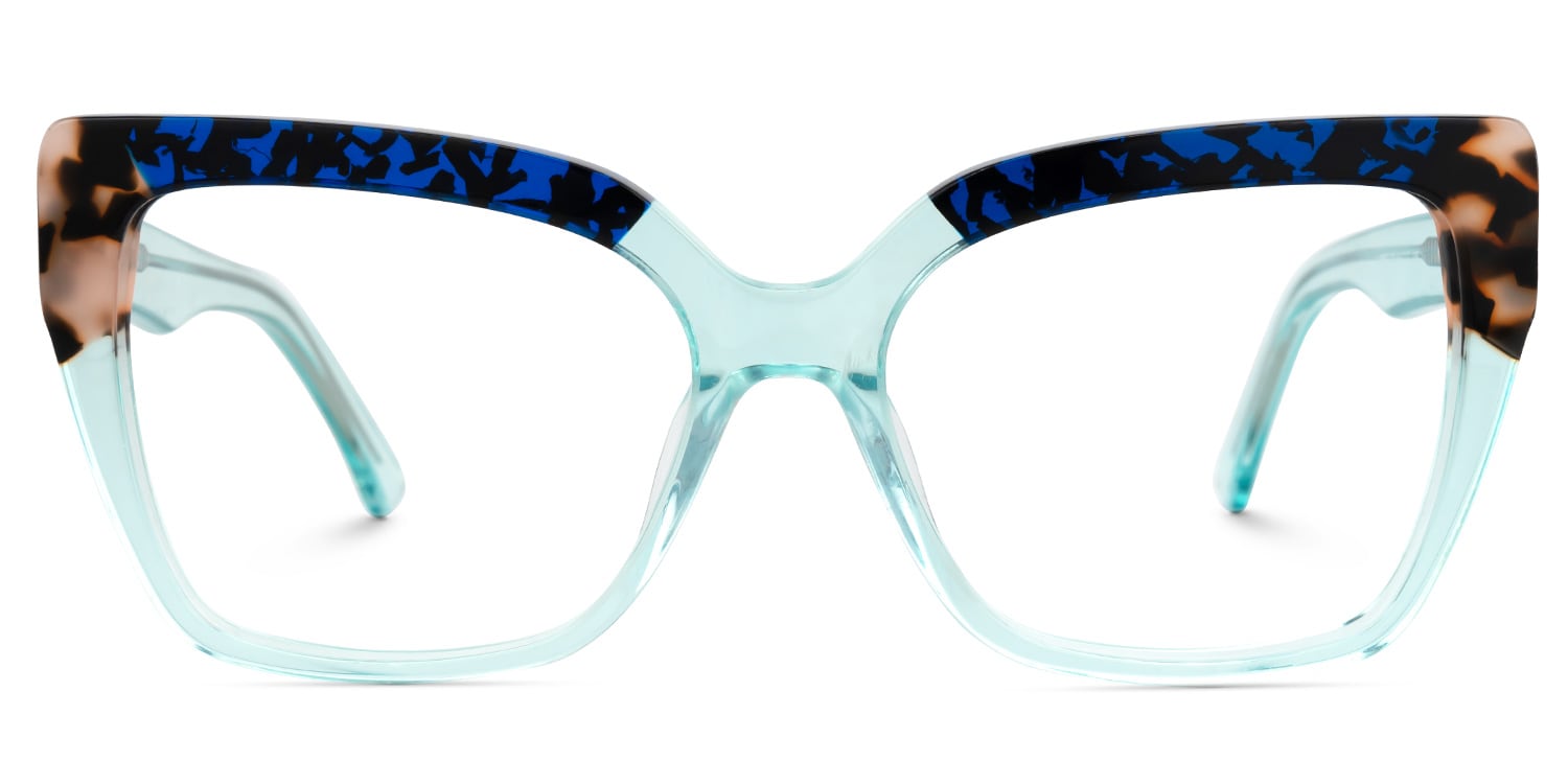 Aidelys Cateye Blue Glasses