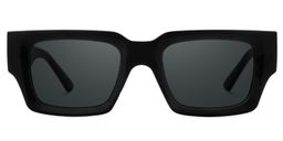Garza Rectangle Black Glasses0