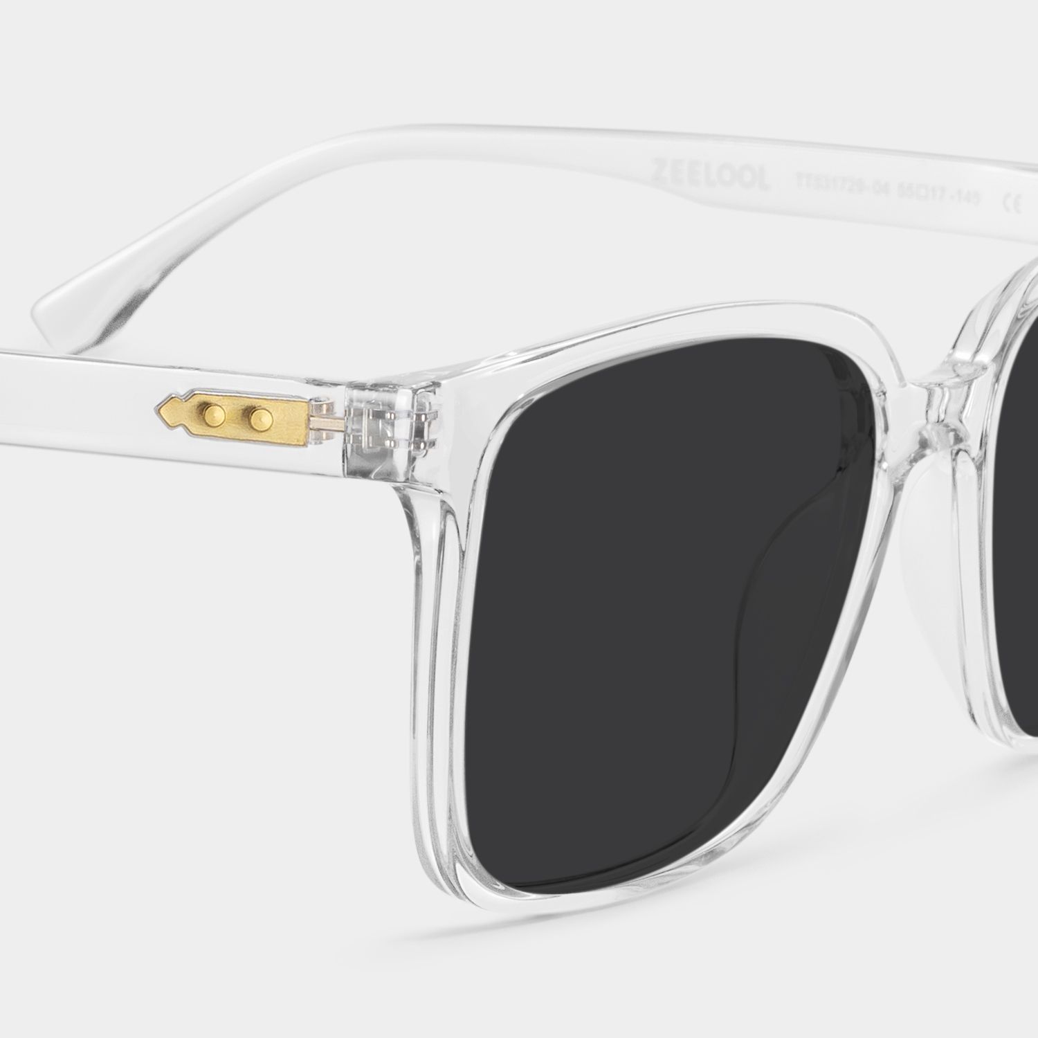 Contreras Square Clear Sunglasses for Women & Men | ZEELOOL4