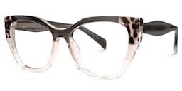 Jefferson Cateye Gray Glasses1