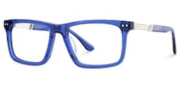 Emerson Rectangle Blue Glasses3