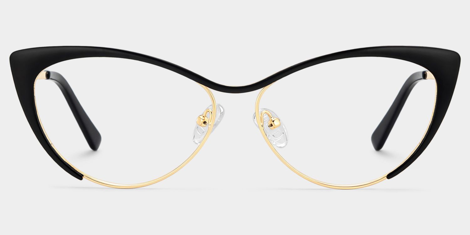 Cateye Black Glasses | Zeelool Eyeglasses0