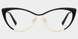 Ellen Black Cat eye Glasses0