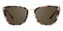 Juniper Rectangle Tortoise Sunglasses0