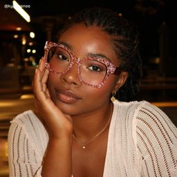 Scicluna Square Pink Glasses6