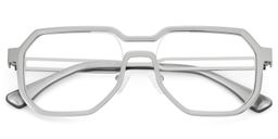 Hype Geometric Silver Glasses3