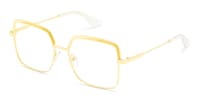Karan Square Gold Glasses2