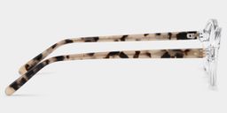 Everly Oval Clear Glasses4