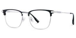 Barrett Browline Silver Glasses3