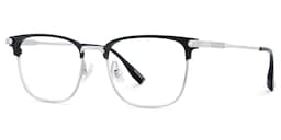 Barrett Browline Silver Glasses3