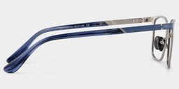 Aubrey Rectangle Blue Glasses4