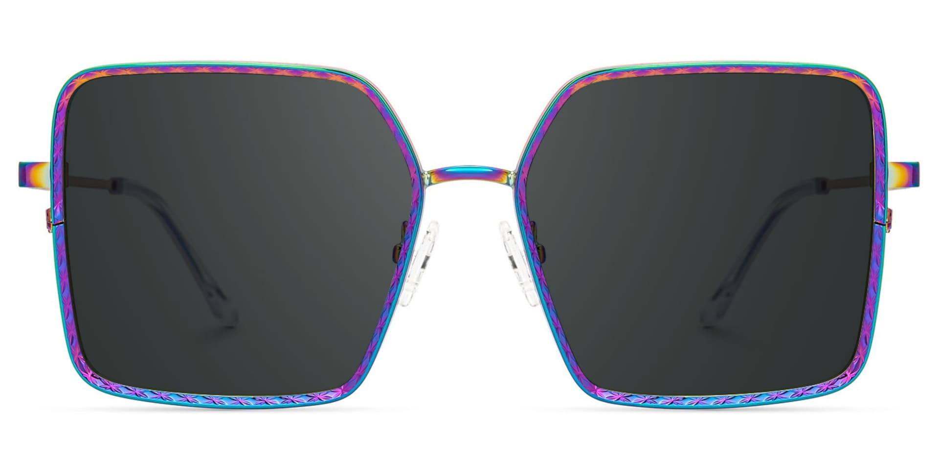 Square Toure Iridescent Frames Designer Sunglasses0