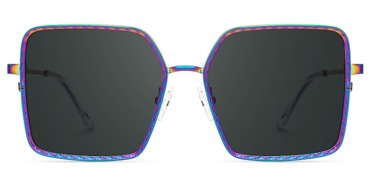 Toure Square Iridescent Glasses