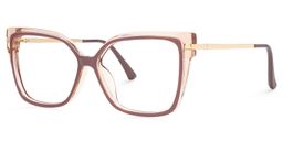 Chrisett Butterfly Brown Glasses1