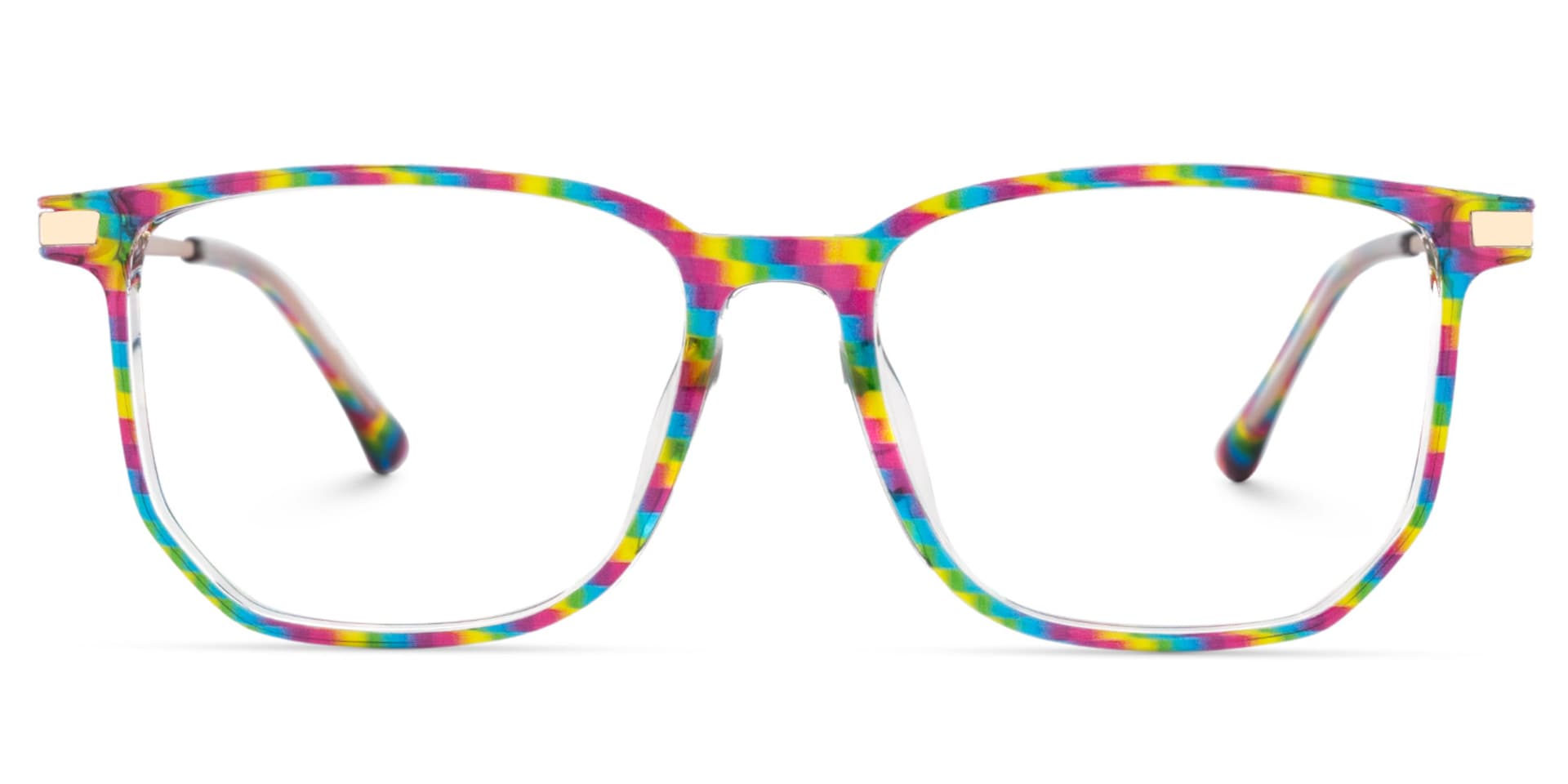 Fezell Multicolor Thin Frame Eyeglasses | Zeelool Optical1