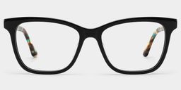 Faith Black Rectangle Glasses2