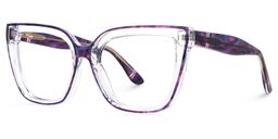 Mirta Square Purple Glasses1