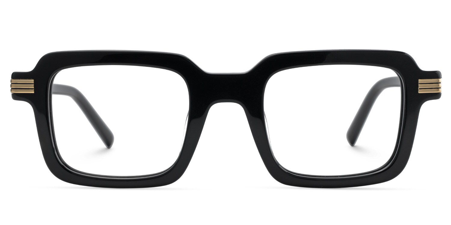 Square Frame Prescription Glasses With Black Color1