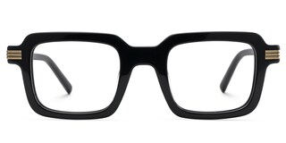 Renu Square Black Glasses1