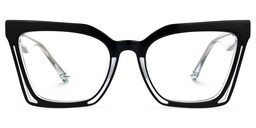 Luby Cateye Black Glasses0