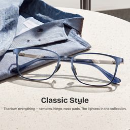Aubrey Rectangle Blue Glasses0
