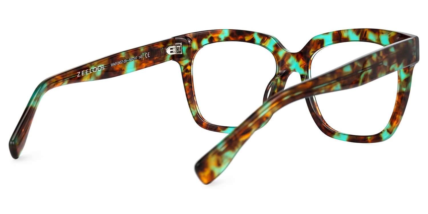 Xion Square Green-Tortoise Glasses3
