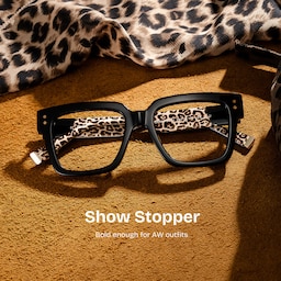 Caius Square Black Glasses2