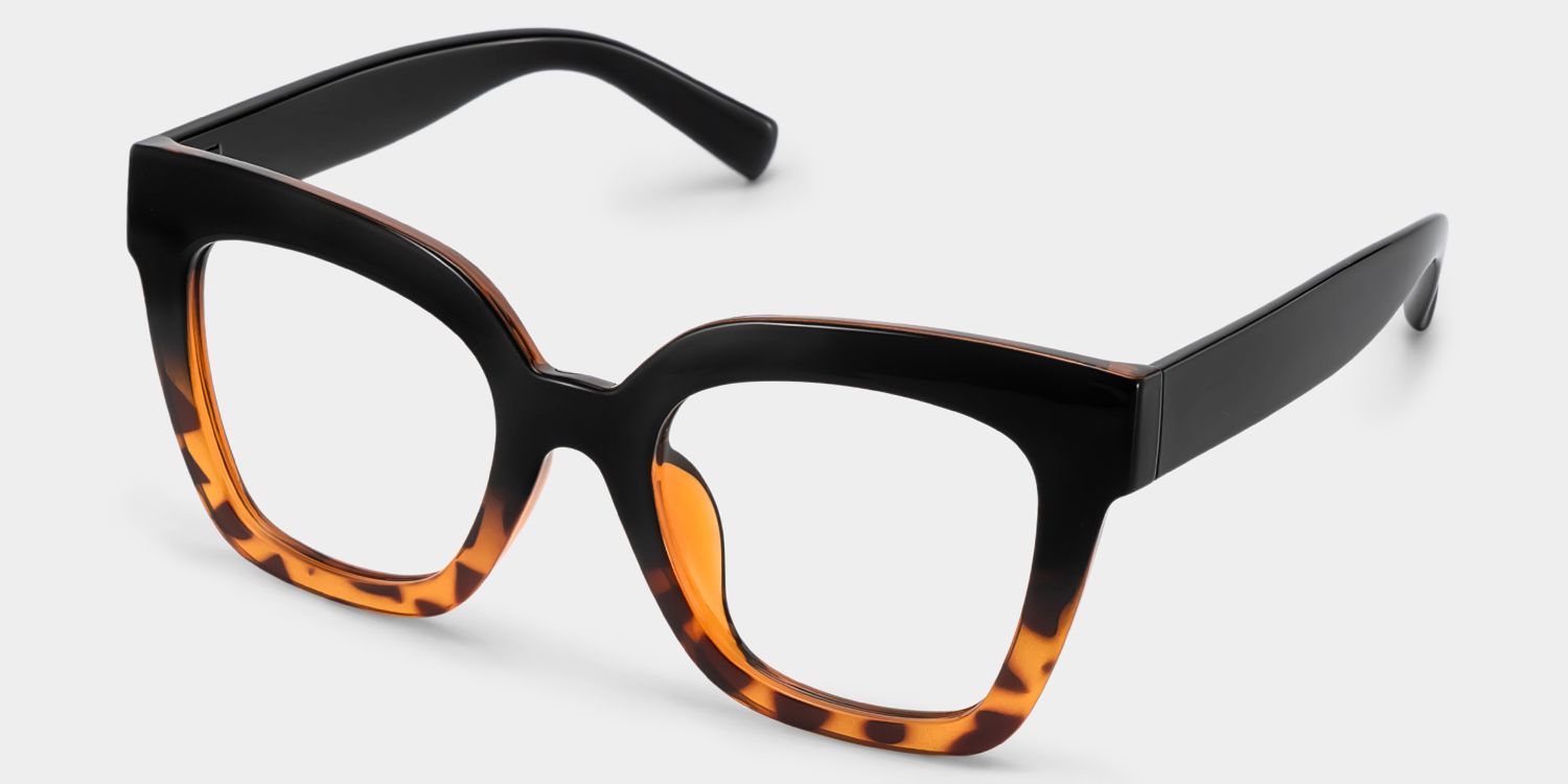 Malcolm Square Burnt Umber Glasses | Zeelool Optical