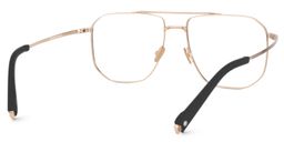 Aqua Aviator Black Gold Glasses3