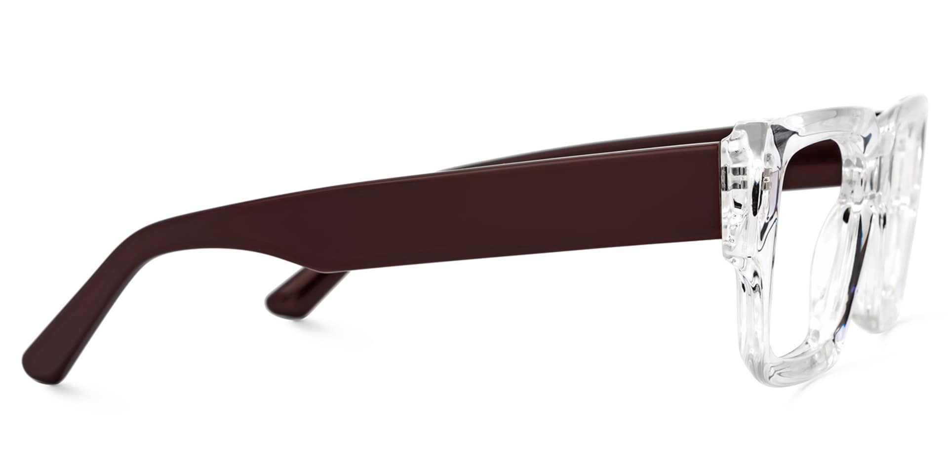 Crystal TR90 Rectangle Eyeglasses- Garza2